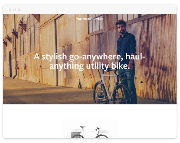 Fulton Squarespace Template