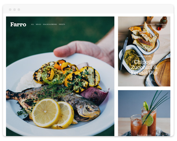 Farro Squarespace Template