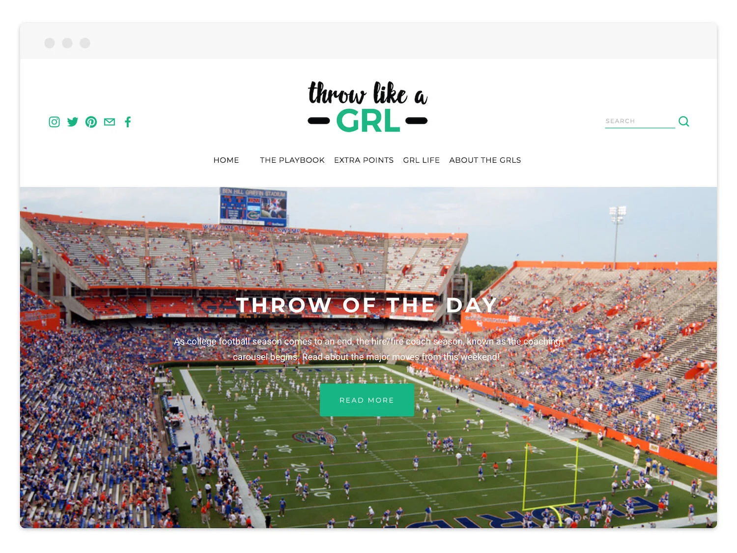 Throw Like a GRL (Blog)