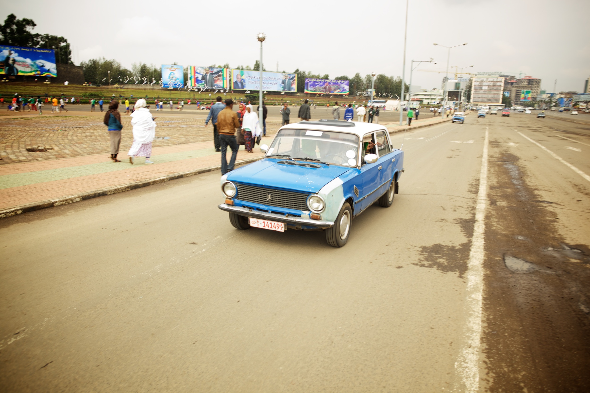 Lada in Addis Ababa, Ethiopia, Sep 2012