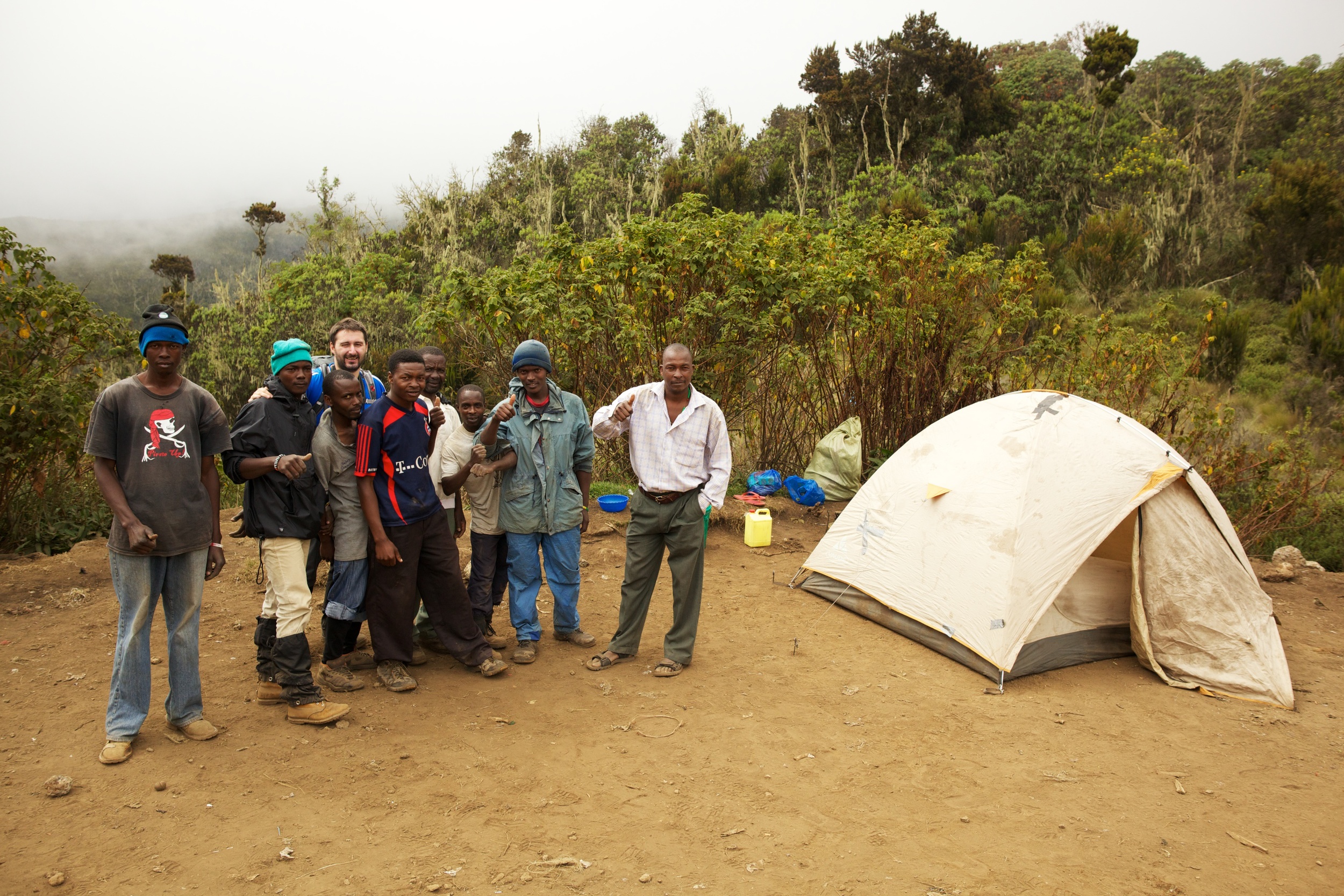 Machame Hut Camp, Kilimanjaro (TZ), Sep 2012