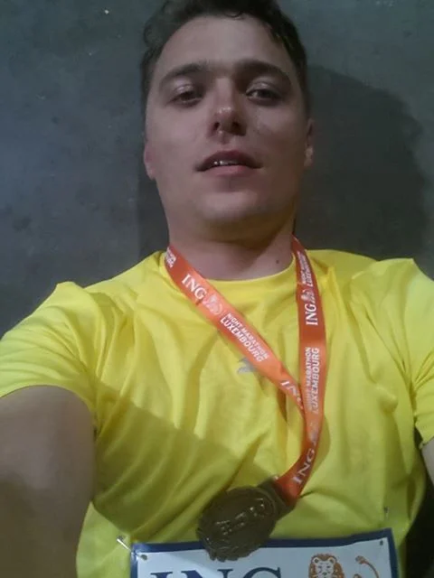 Georgi after crossing the final