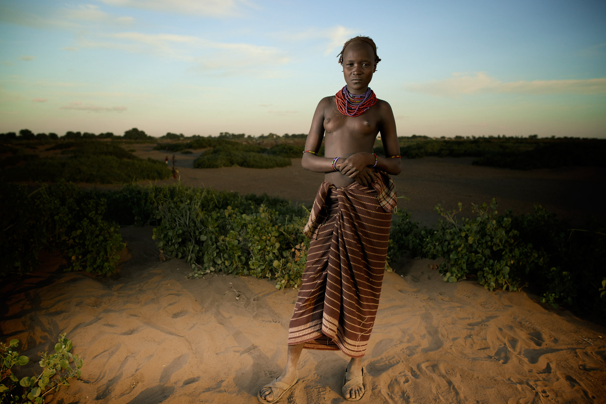 Daasanach Girl in Lower Omo Valley, Ethiopia