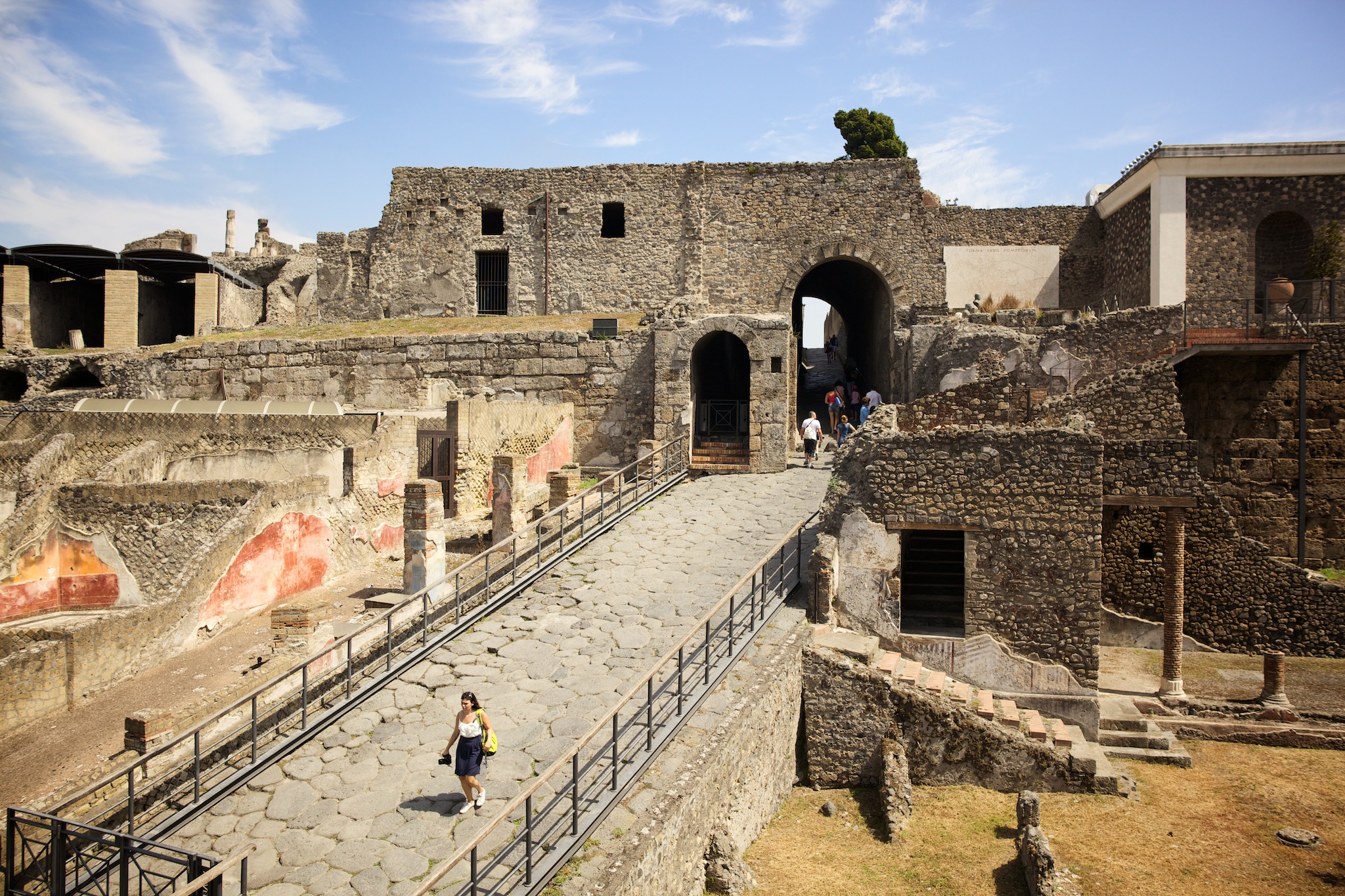 Entrance of Ancient Pompeii