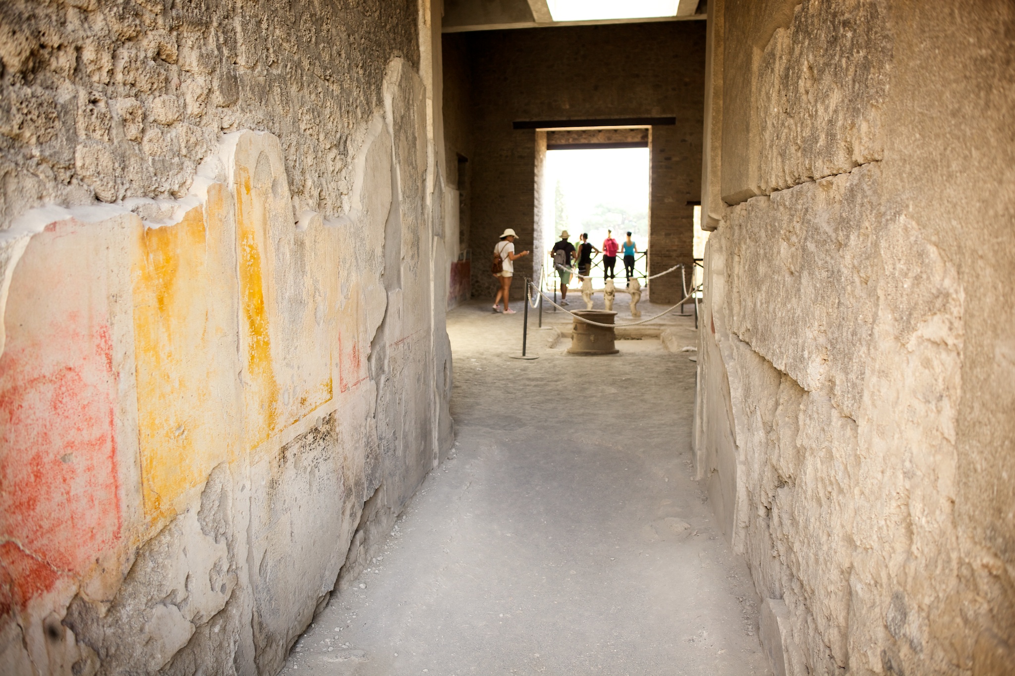 Inside Ancient Roman House, Pompeii