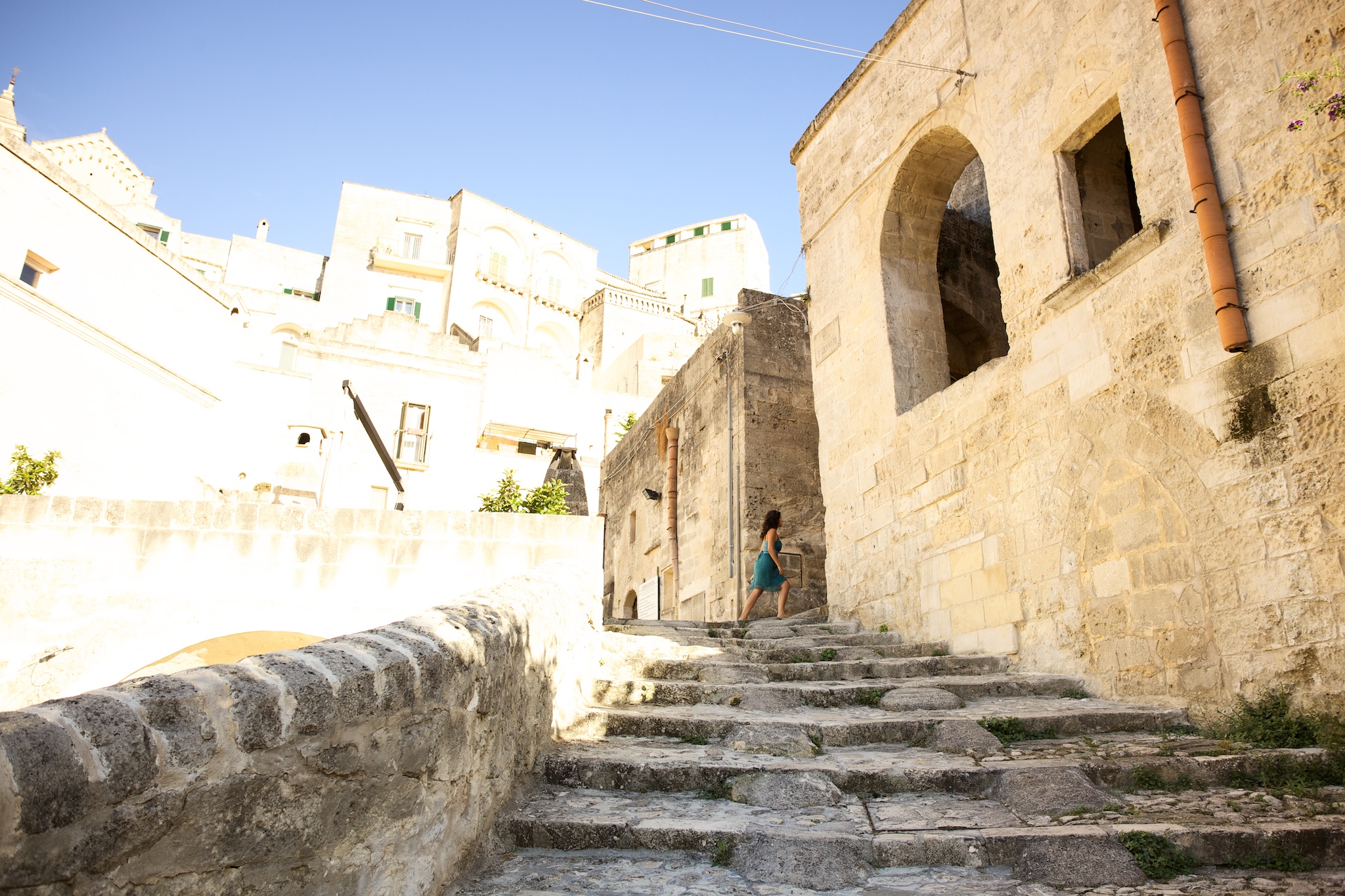 Matera exploring Sassi, Matera
