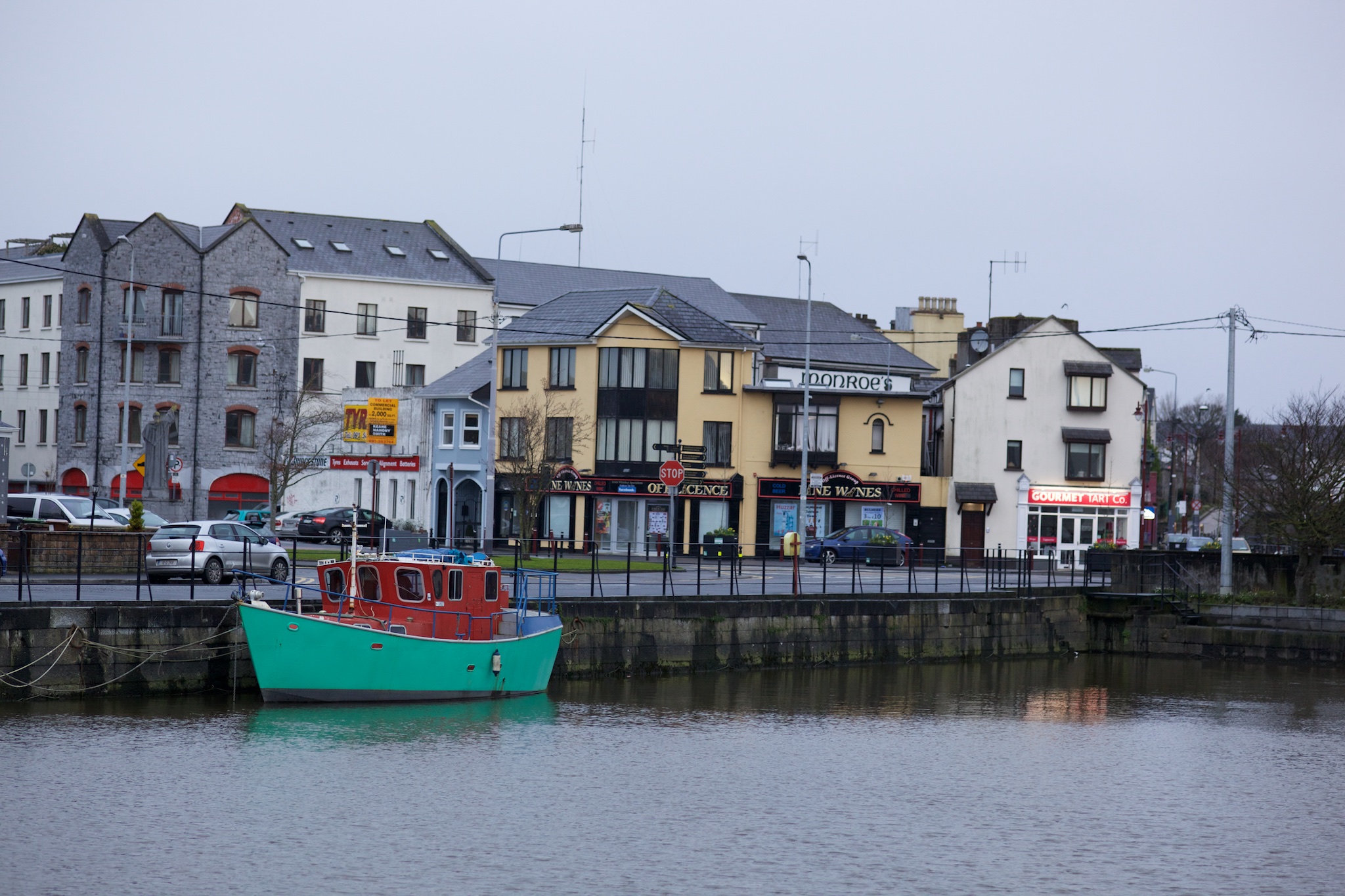 The downtown of Galway, Ireland