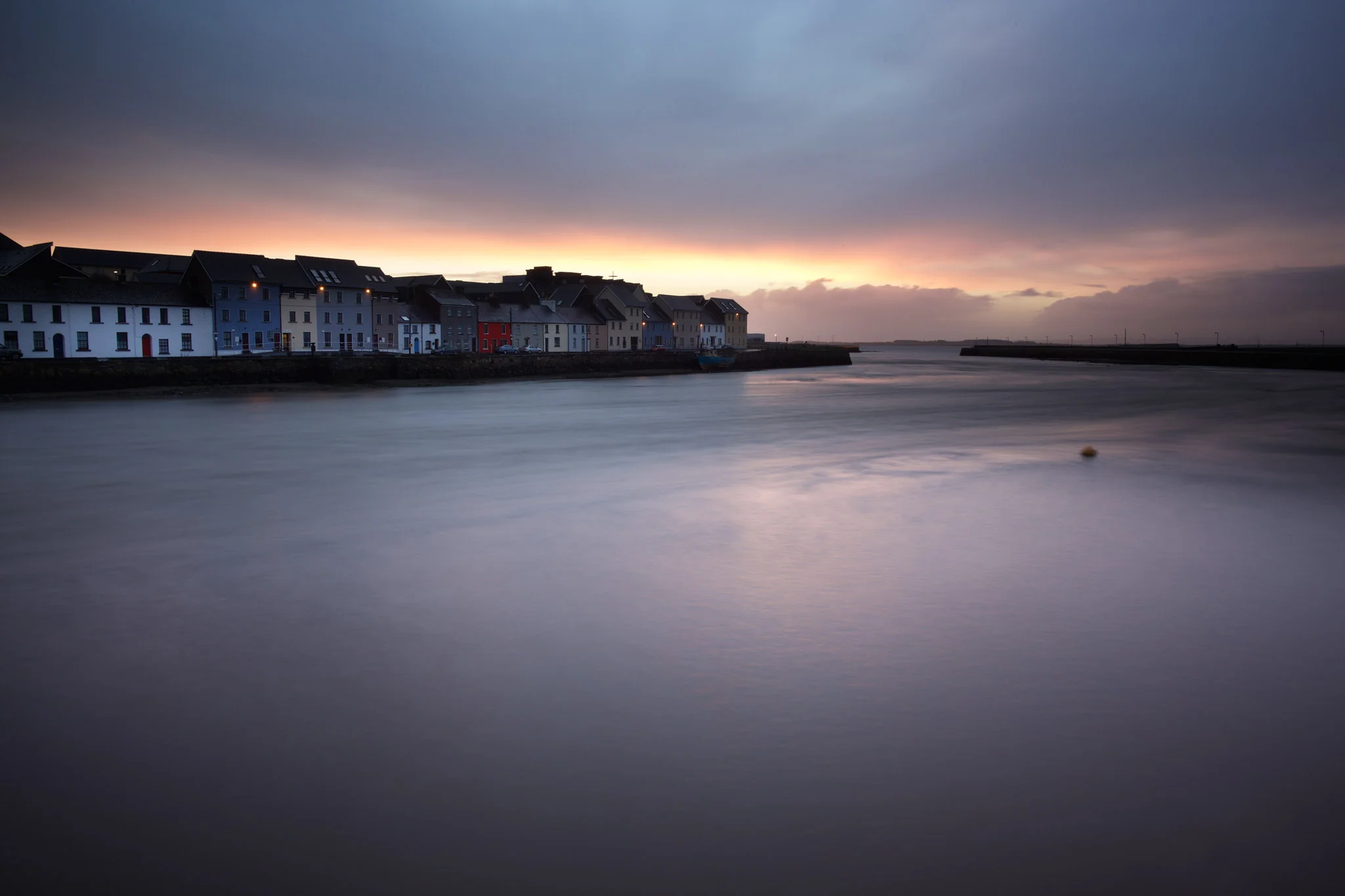 Winter morning in Galway, Ireland