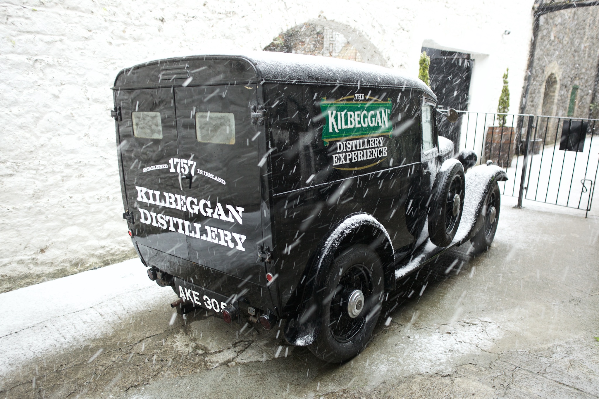 Old whiskey delivery truck, Kilbeggan, Ireland