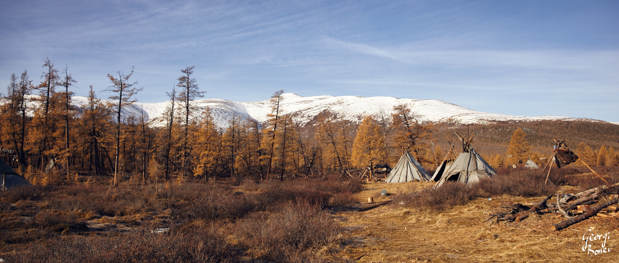 TSAATAN CAMP IN SIBERIA, MONGOLIA