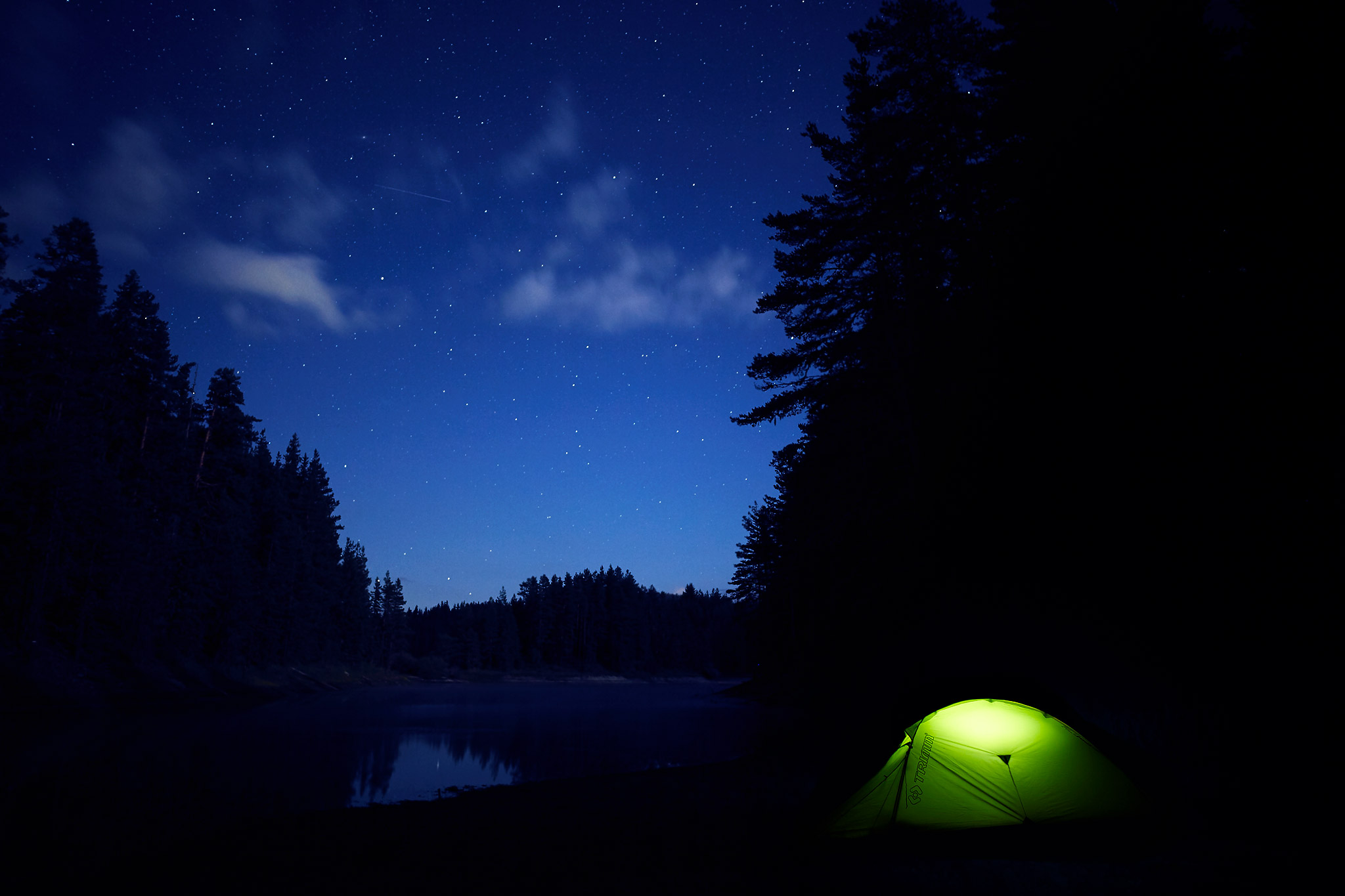 Batlaboaz Bay at Night, Beglika Dam, Bulgaria