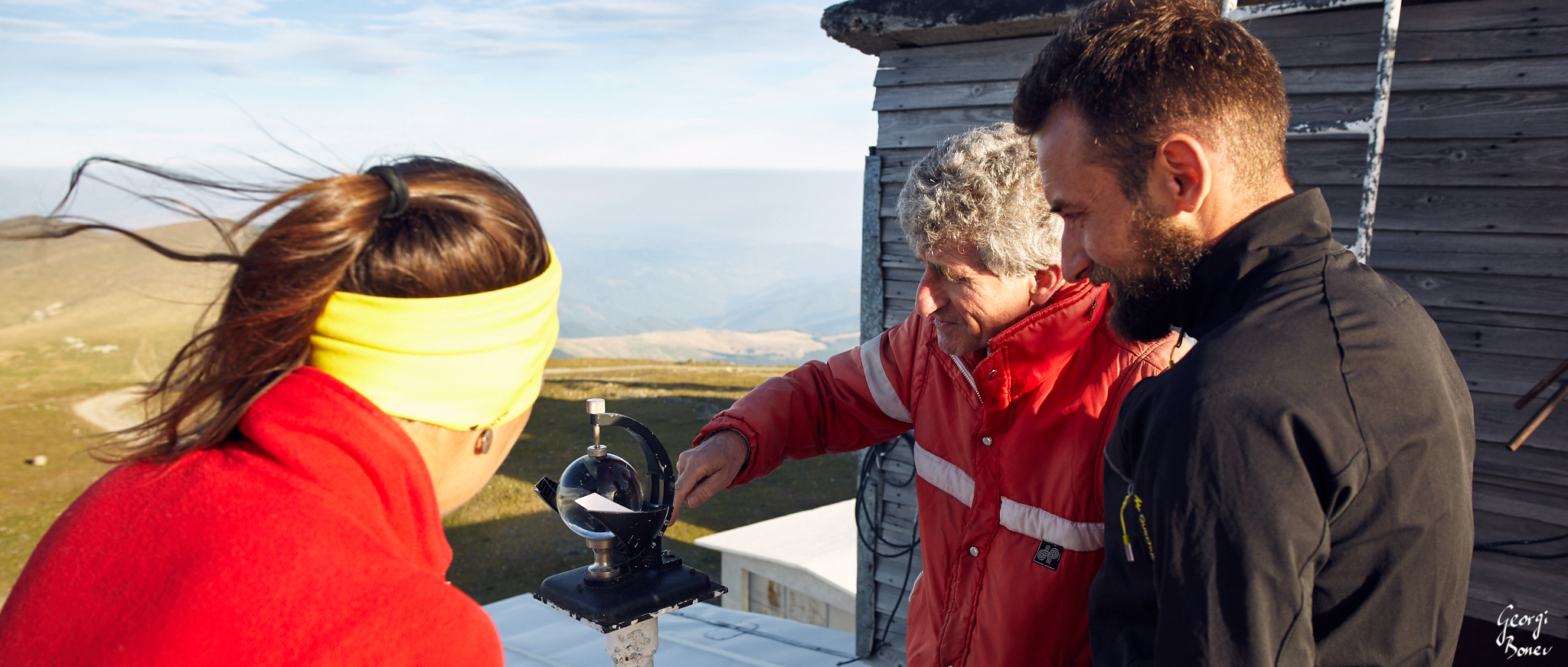 A meteorological lesson by Loren, Botev Peak, Mt. Stara planina, Bulgaria