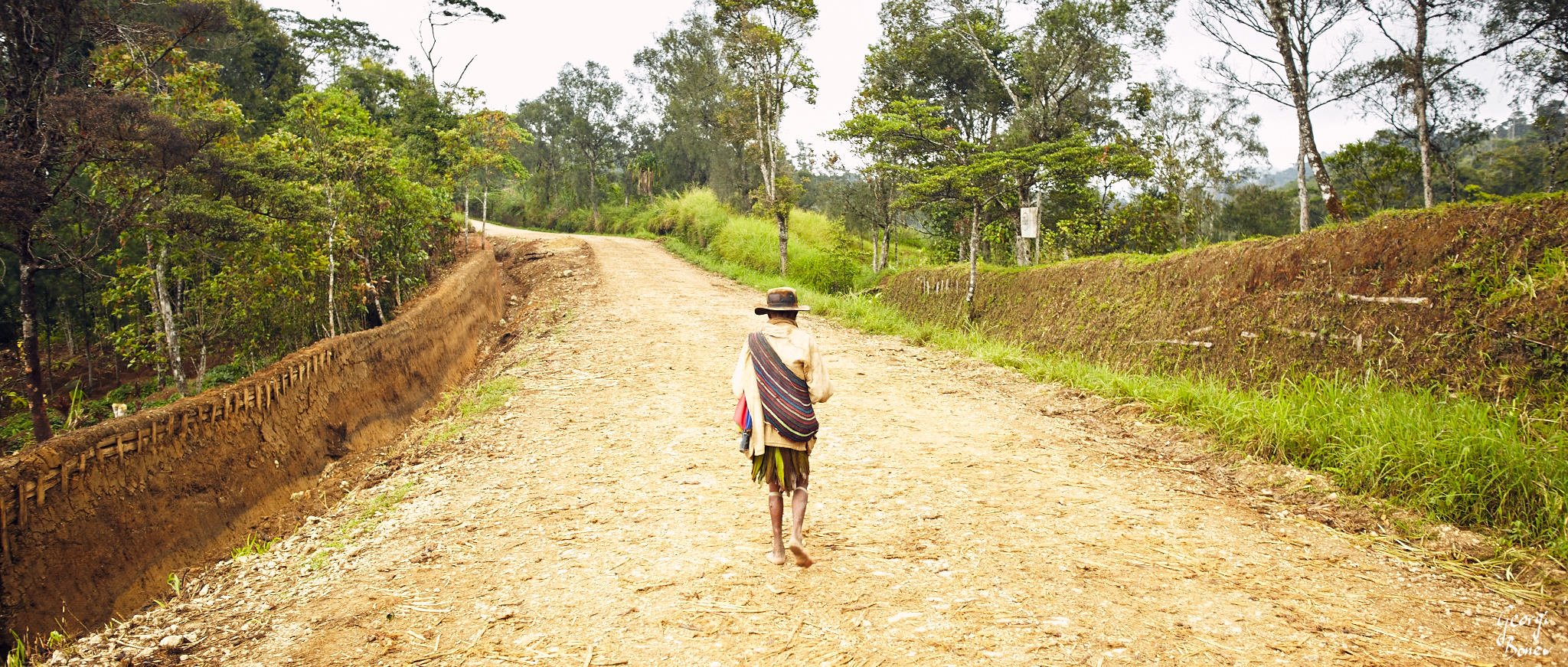 Old man from the jungle, PNG