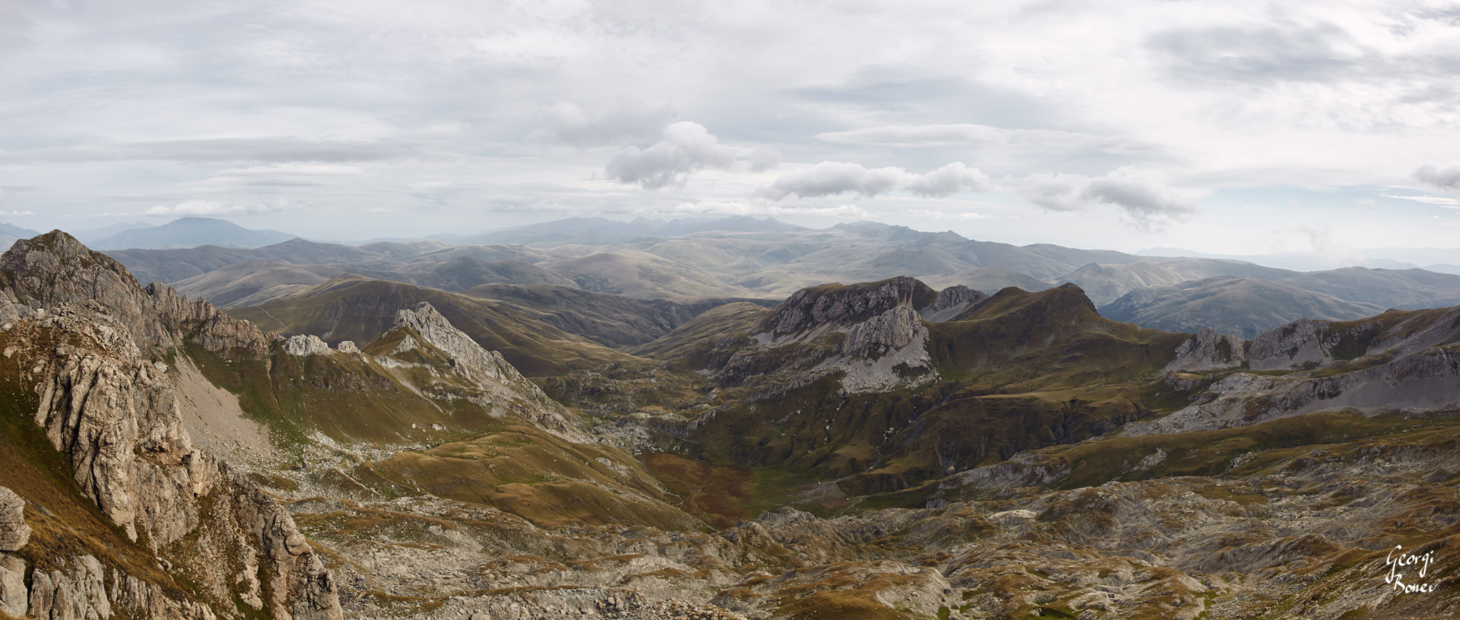 the view from Golem Korab Peak, Mavrovo National Park, Macedonia