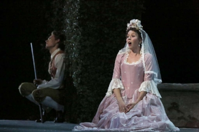 Lisette Oropesa as Susanna in Nozze di Figaro at the San Francisco Opera