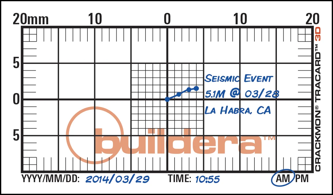 Figure 12. Buildera CRACKMON ® TraCard ™ 3D Front View. For illustration purposes only.