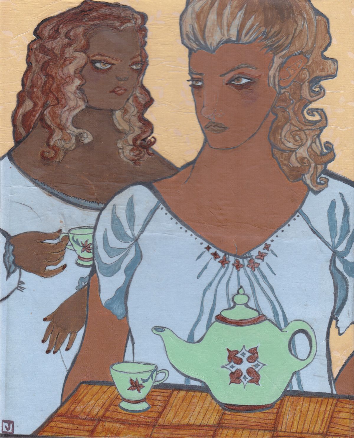 Lenora and Petunia Have Tea