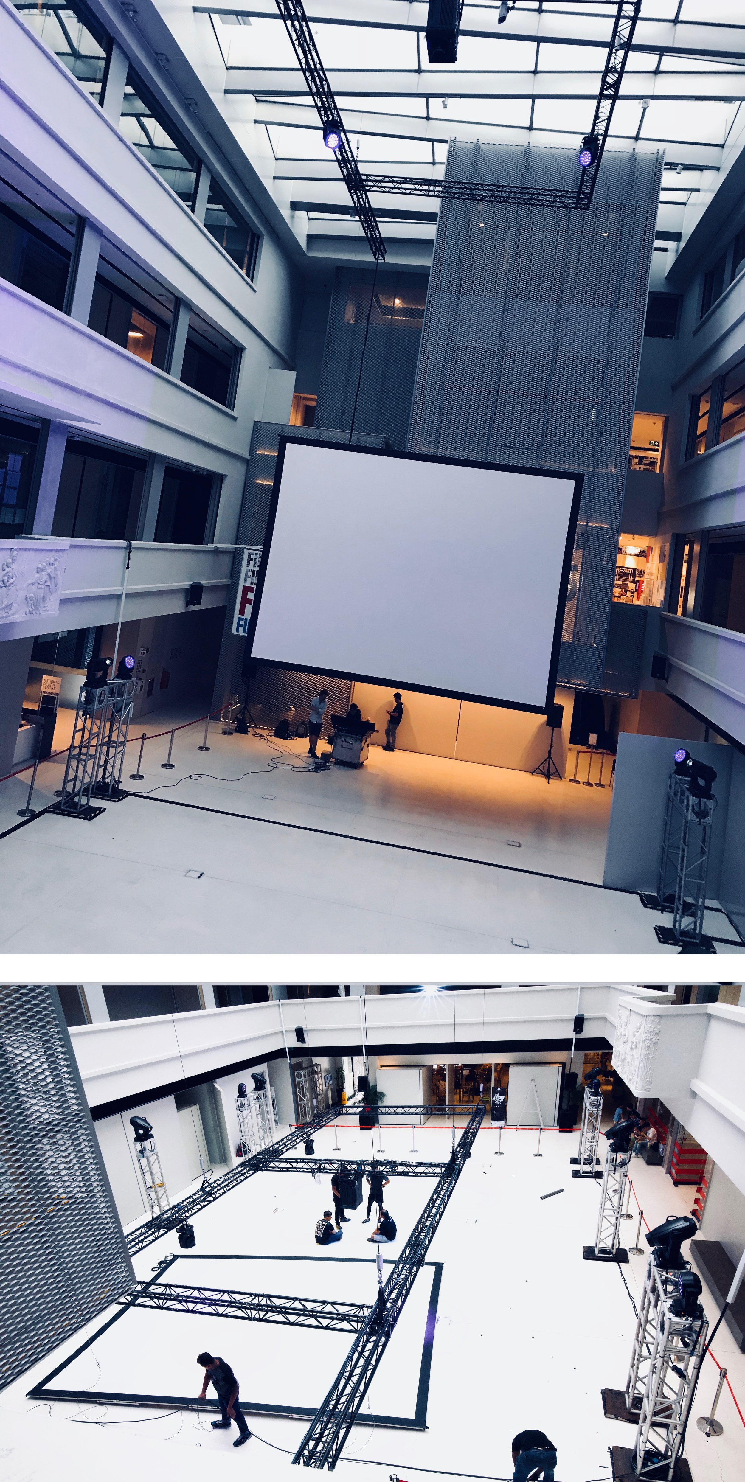 Setting up Flock in the NDC, Singapore.