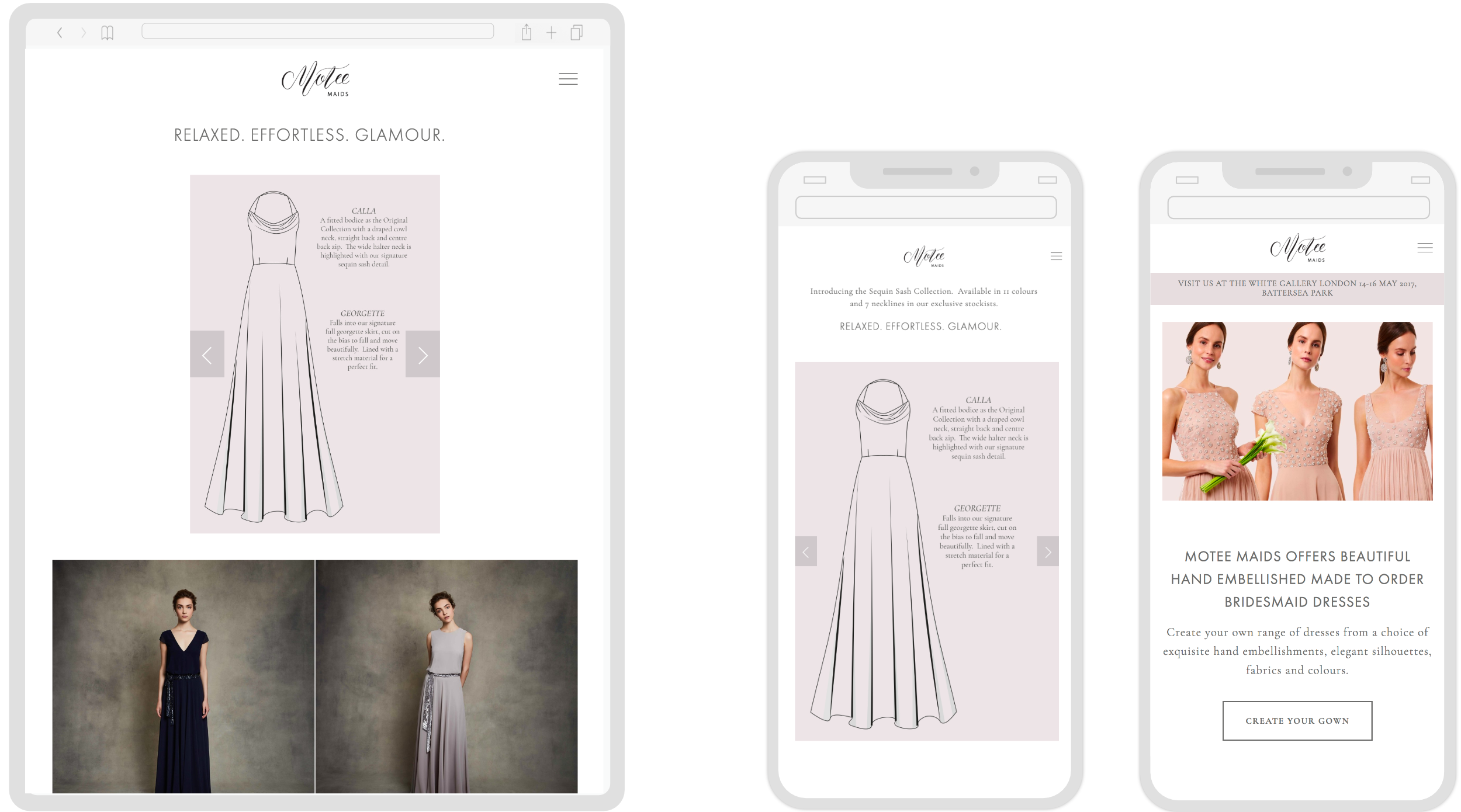 Motee Maids. Bridesmaid Dress Design