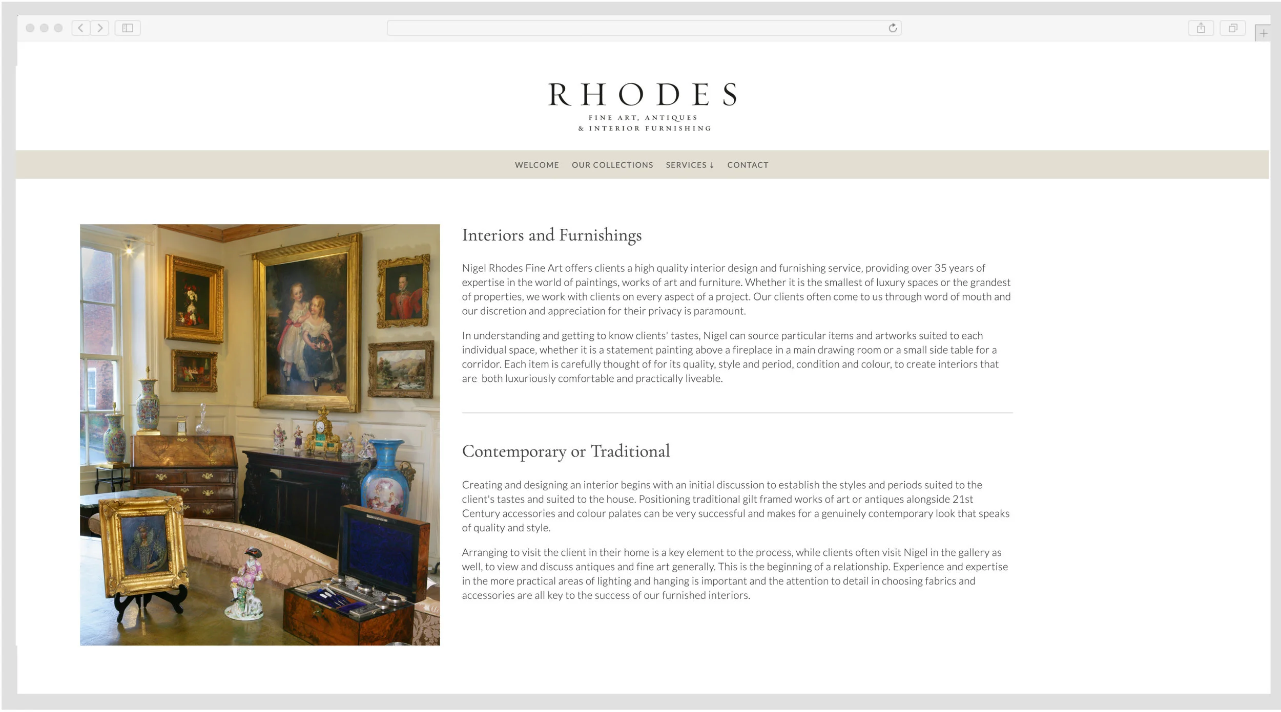 Nigel Rhodes Fine Art & Interior Furnishings