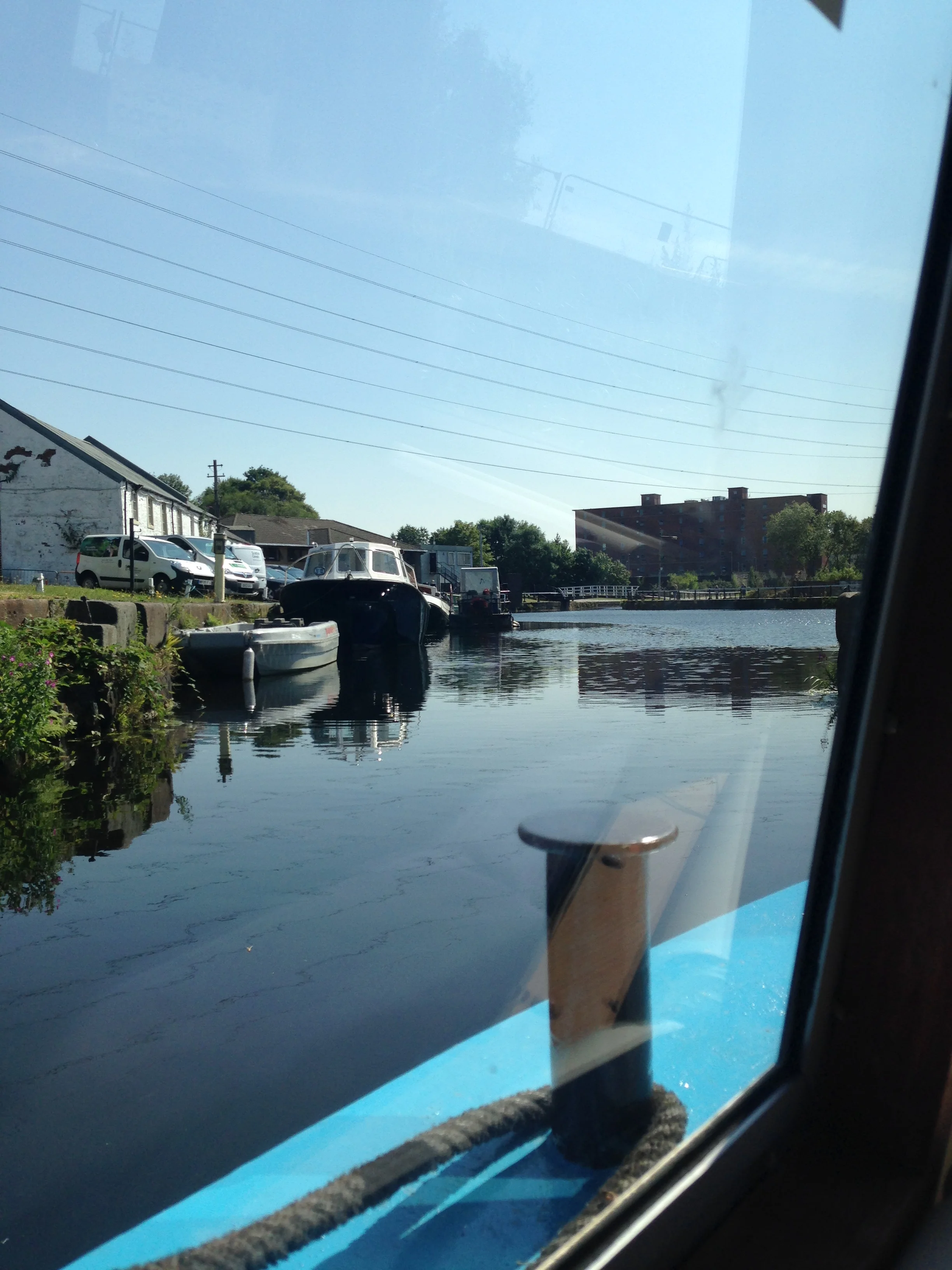 View from the Creative Cargo barge