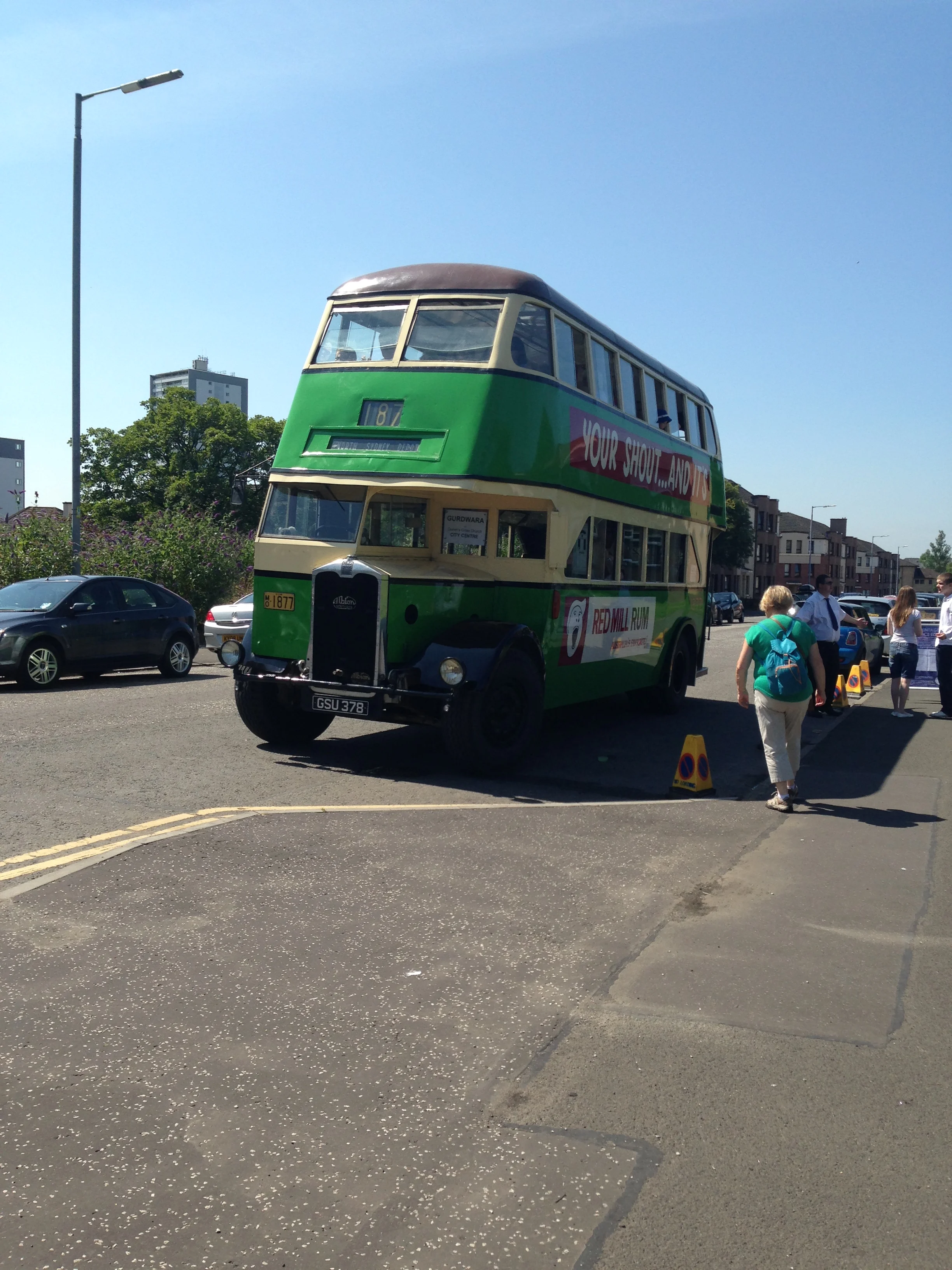 The Doors Open Day bus was the most popular way to get around today