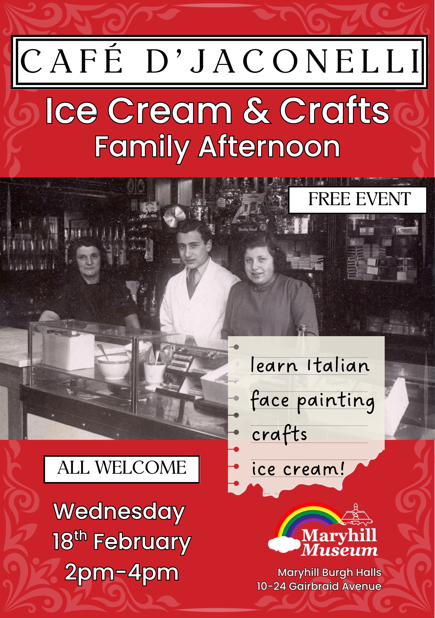 Family Afternoon: Café D'Jaconelli