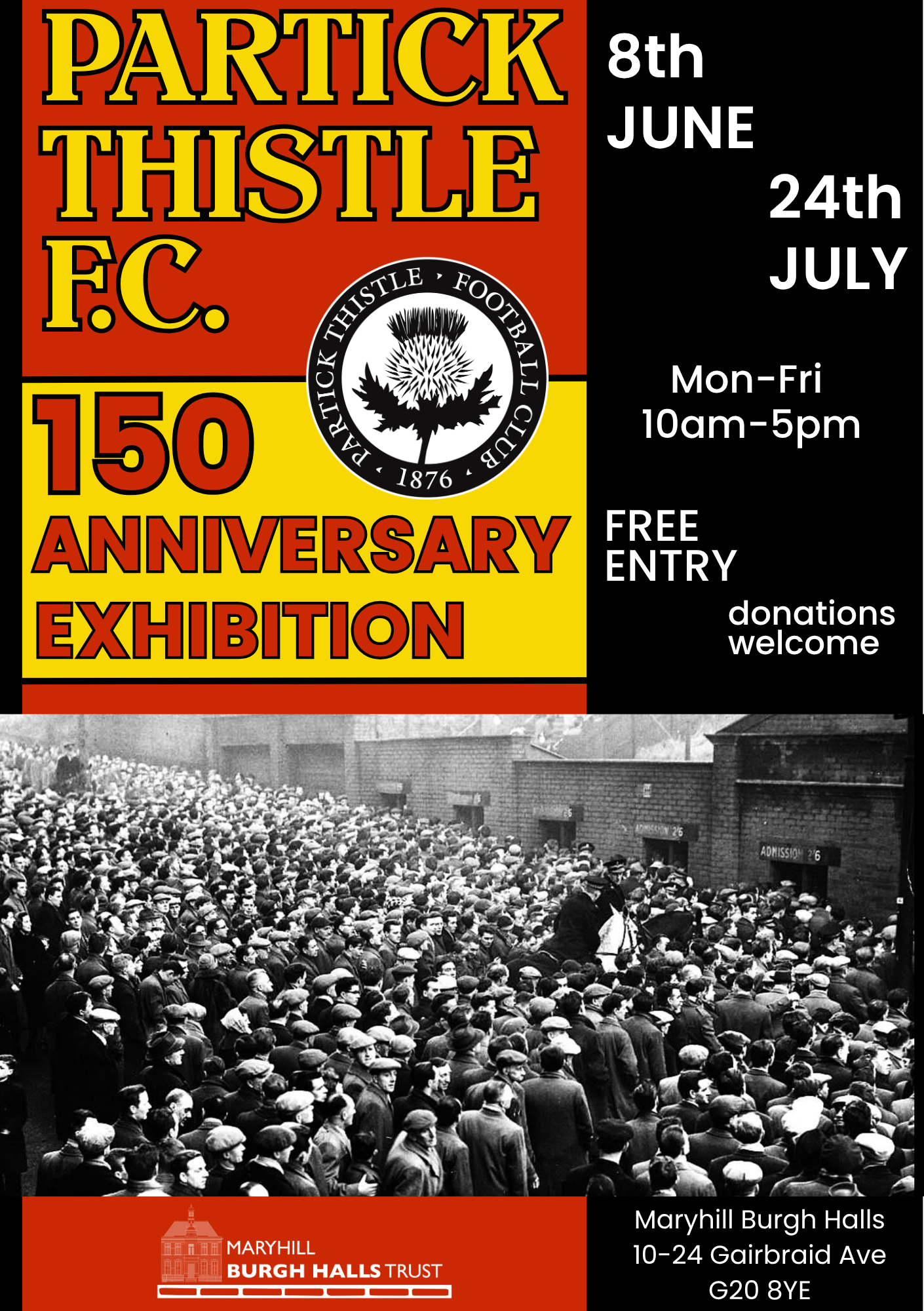 EXHIBITION: Partick Thisle FC 150