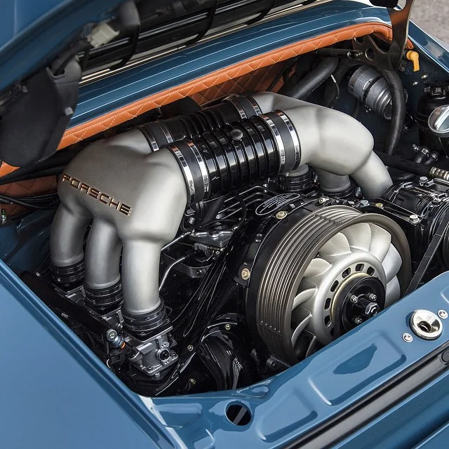 The Montana car’s engine bay #singervehicledesign #porsche #porsche911 #flat6 #aircooled #handcrafted #everythingisimportant by singervehicledesign http://ift.tt/1FVonAx