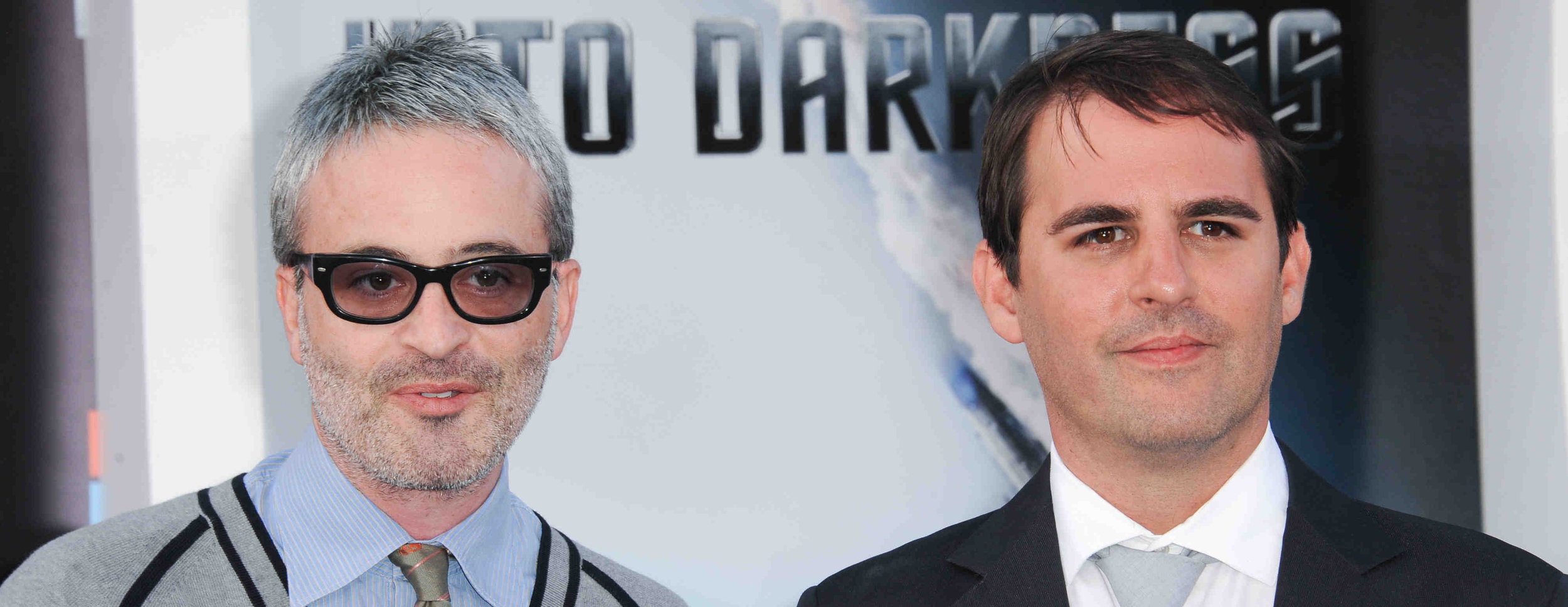 Alex Kurtzman and Roberto Orci at the Star Trek Into Darkness premiere on May 15, 2013 in Hollywood. Photo credit: TrekMovie.com.