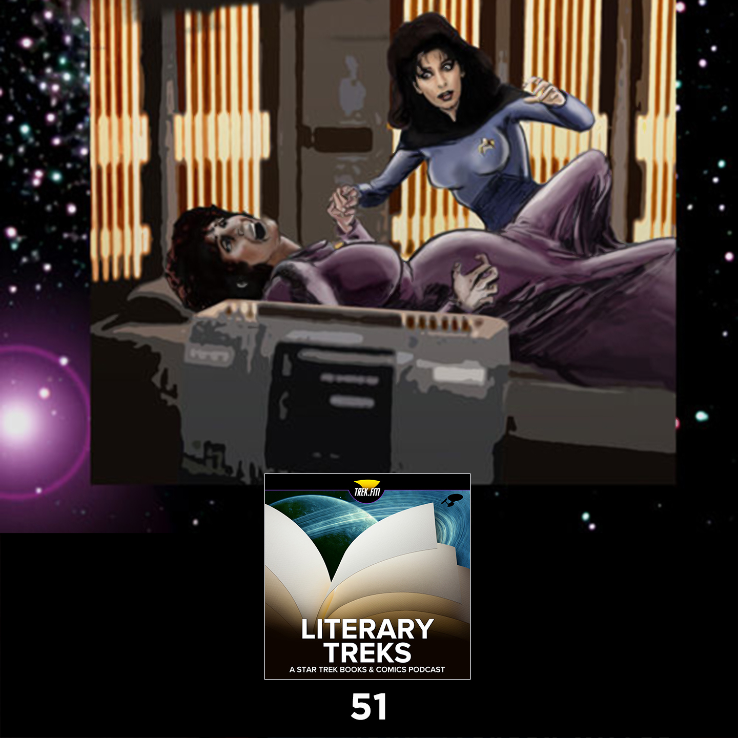 Literary Treks 51: The VISOR of Danger