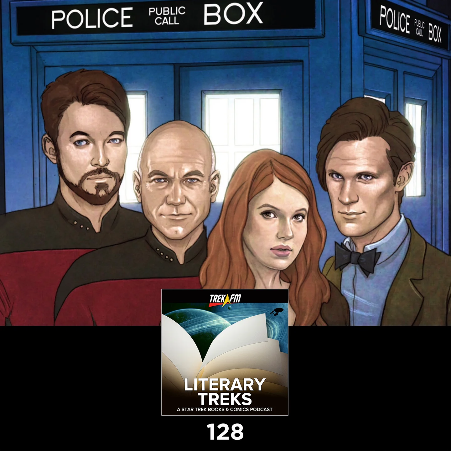 Literary Treks 128: The Picard Finger Wave