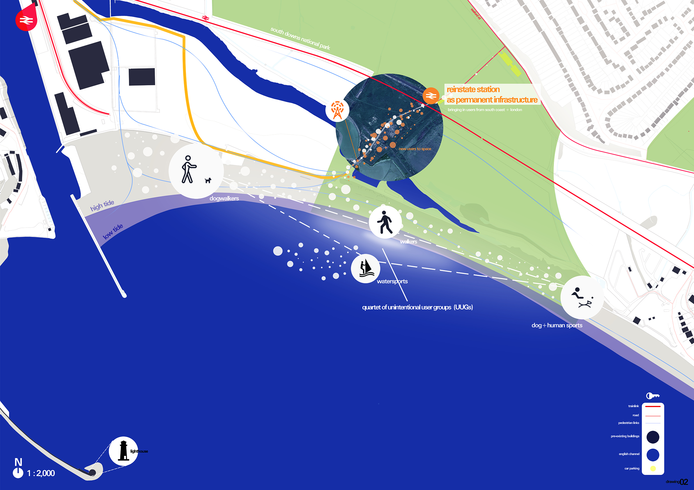 1 : 2,000 Tide Mills Site Map