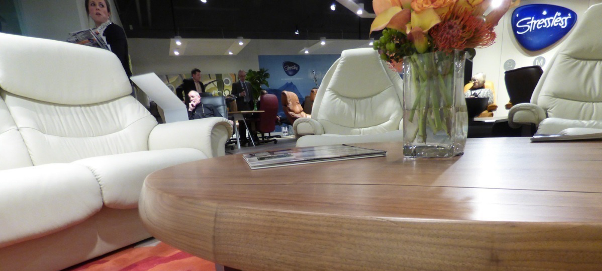 Our work is on display in the Ekornes / Stressless (Norway) showrooms High Point & Las Vegas
