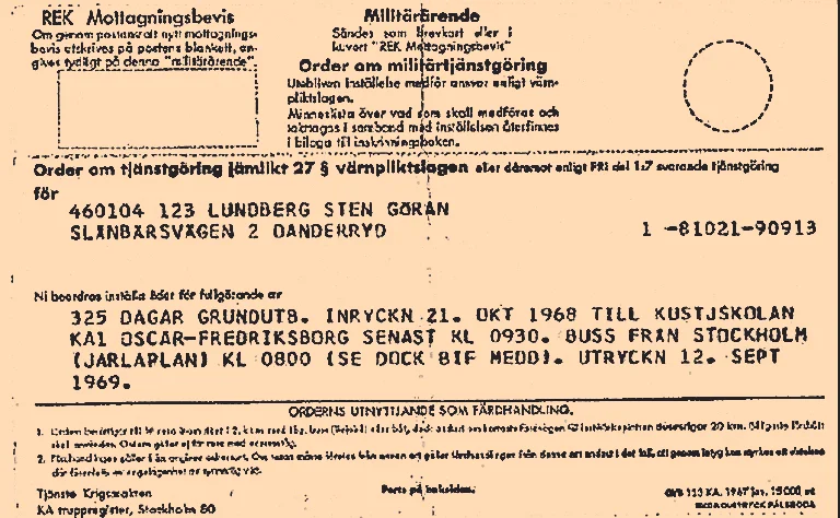 Inryckningsorder
