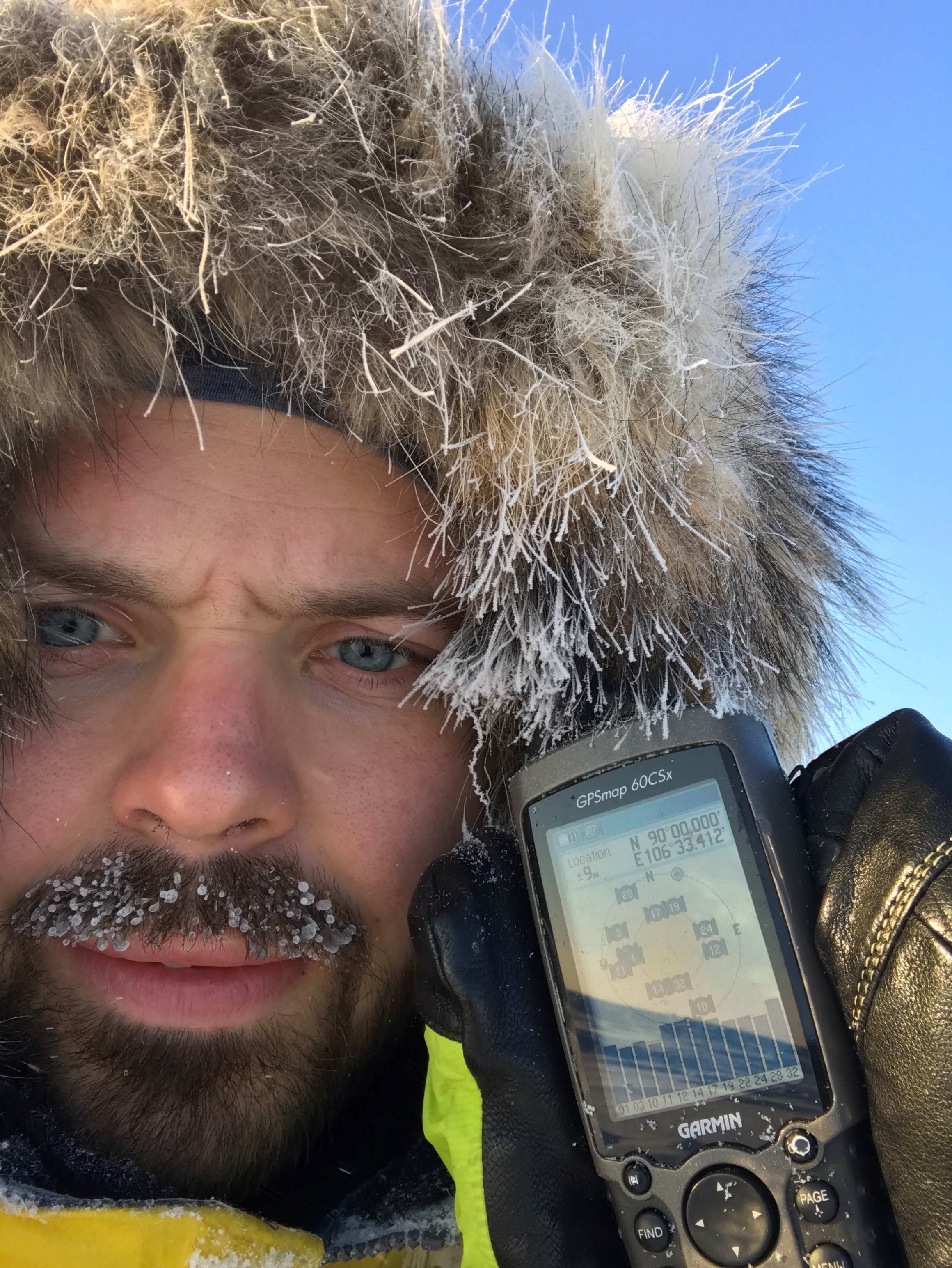 Mikael Karlsson på nordpolen