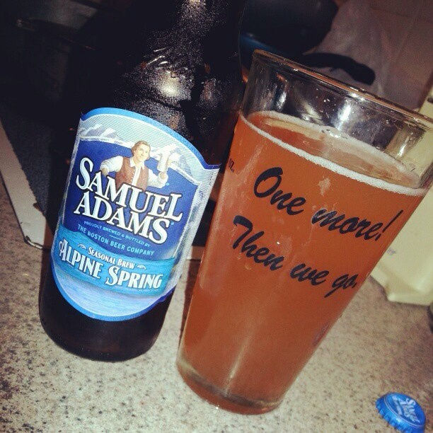 Samuel Adams Alpine Spring vía @alexnationpr en Instagram