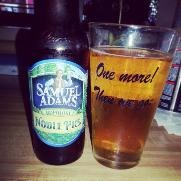 Samuel Adams Noble Pils vía @alexnationpr en Instagram