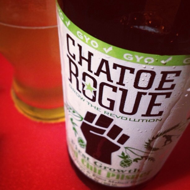 Rogue Farms Good Chit Pilsner vía @nataliaperez8 en Instagram