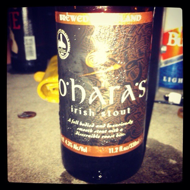 Oharas Irish Stout vía @Giux13 en Instagram
