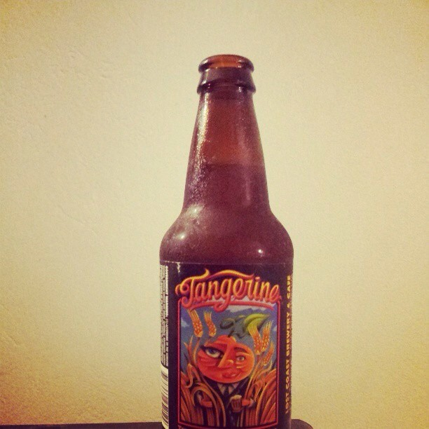Tangerine Wheat Beer vía @aacruz787 en Instagram