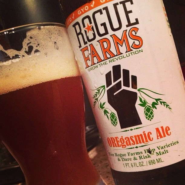 Rogue Farms Oregasmic Ale v´â @nataliaperez8 en Instagram