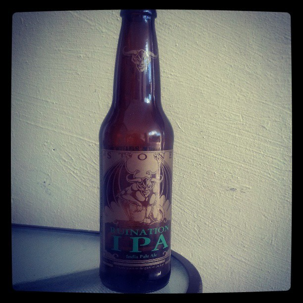 Ruination IPA de Stone Brewing vía @adejesus80 en Instagram