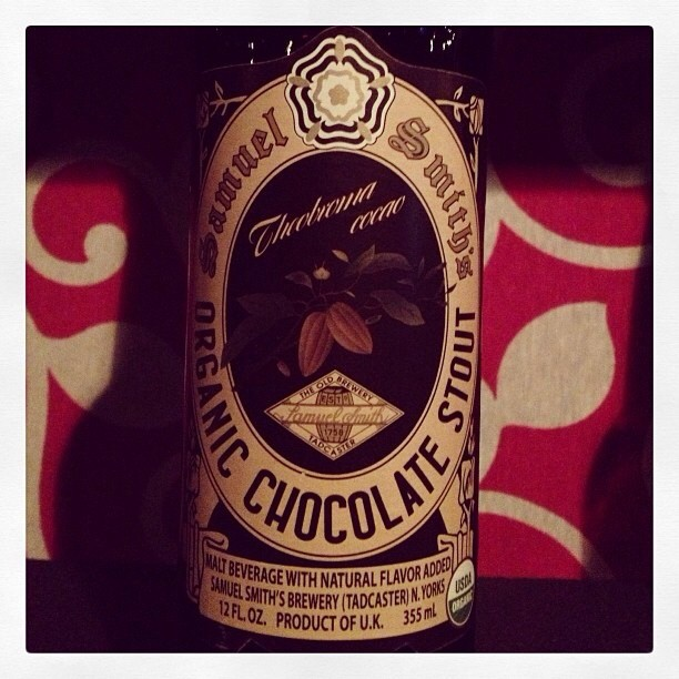 Samuel Smith's Organic Chocolate Stout vía @msdedo en instagram