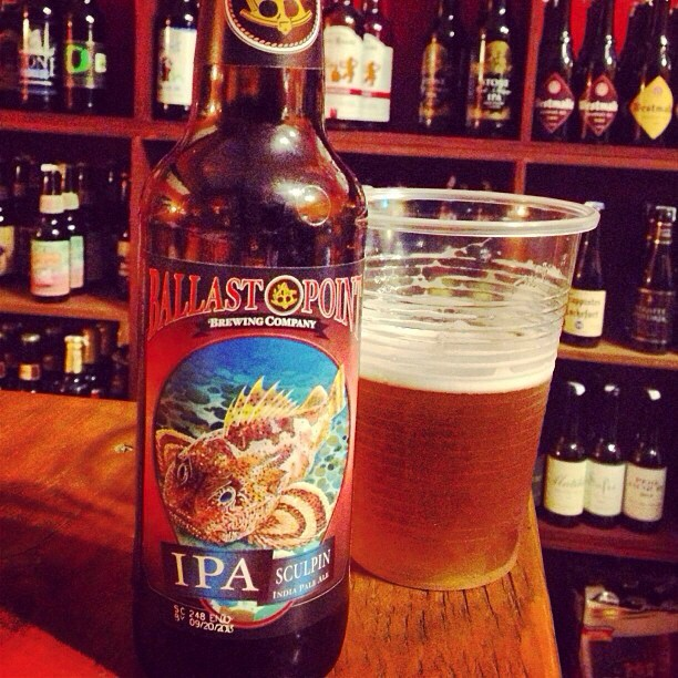 Ballast Point Sculpin IPA vía @brewmaniac en Instagram