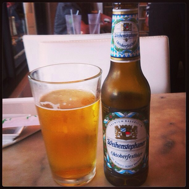 Weihenstephaner Oktoberfestbier vía @justlissy en Instagram