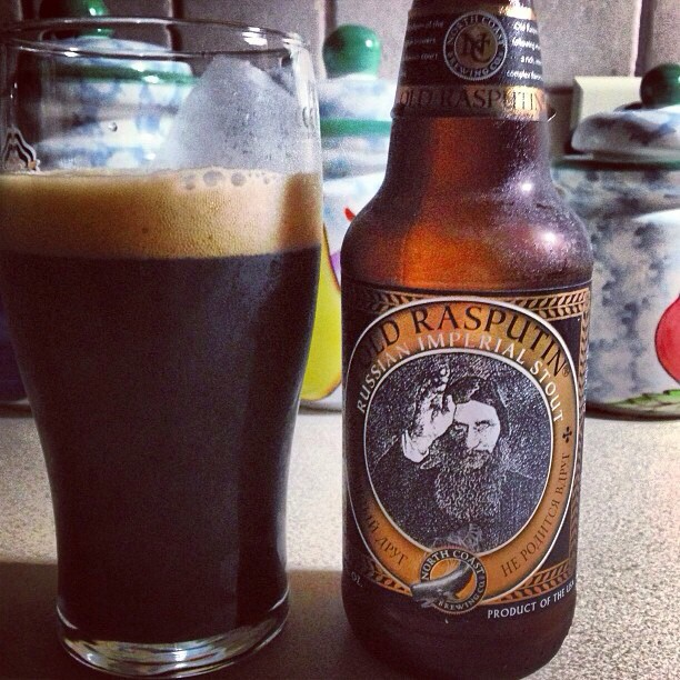 Old Rasputin Russian Imperial Stout vía @dehumanizer en Instagram