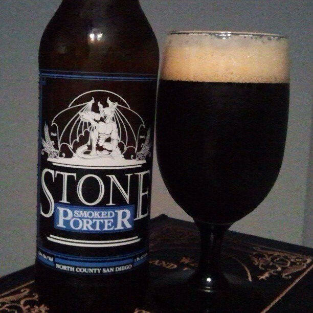 Smoked Porter de Stone vía @valdorm en Instagram