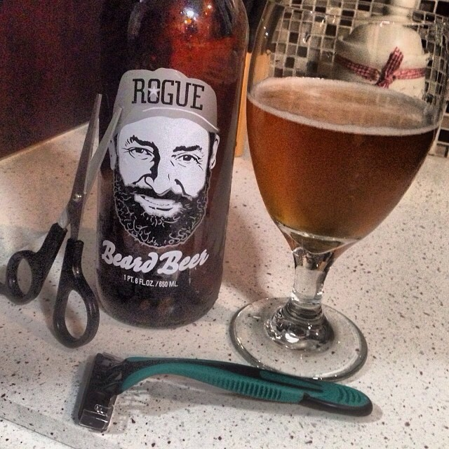 Rogue Ale Beard Beer vía @brewmaniac en Instagram