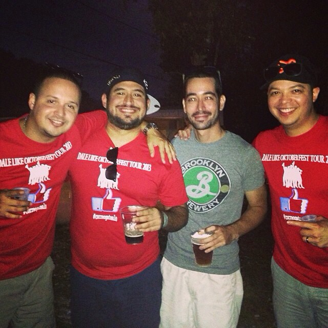 Nuestro @iTavo junto a @mannygrams86 y @brewmaniac en el Oktoberfest de Aibonito Beer Garden